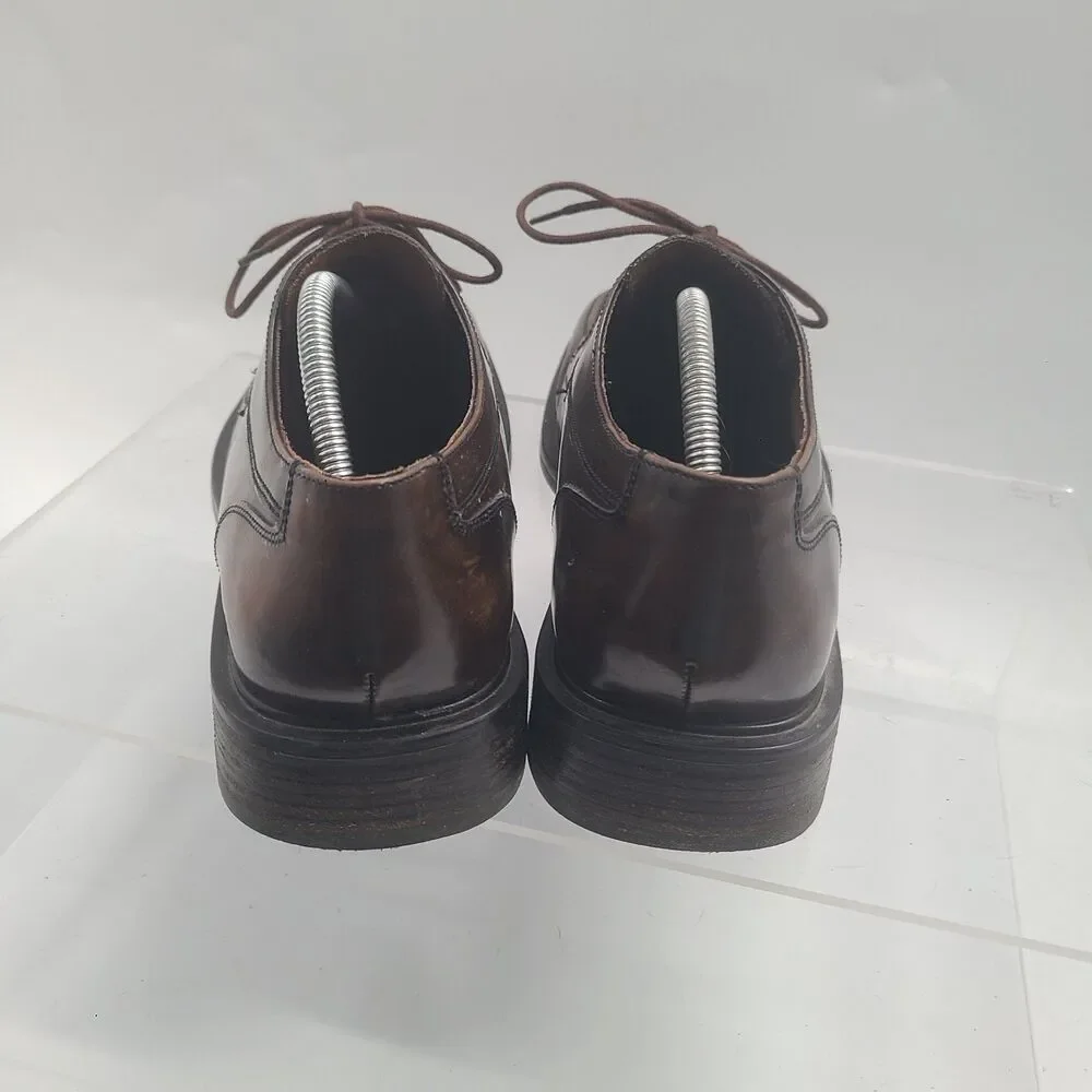Kenneth Cole Brown Leather Oxfords Men’s Shoes 11